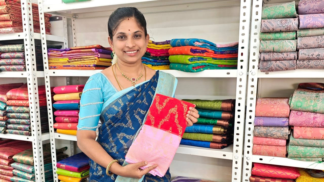 |Nithi tex | Elampillai sarees collection | lowest price | elampillai sarees | shiffon sarees✨
