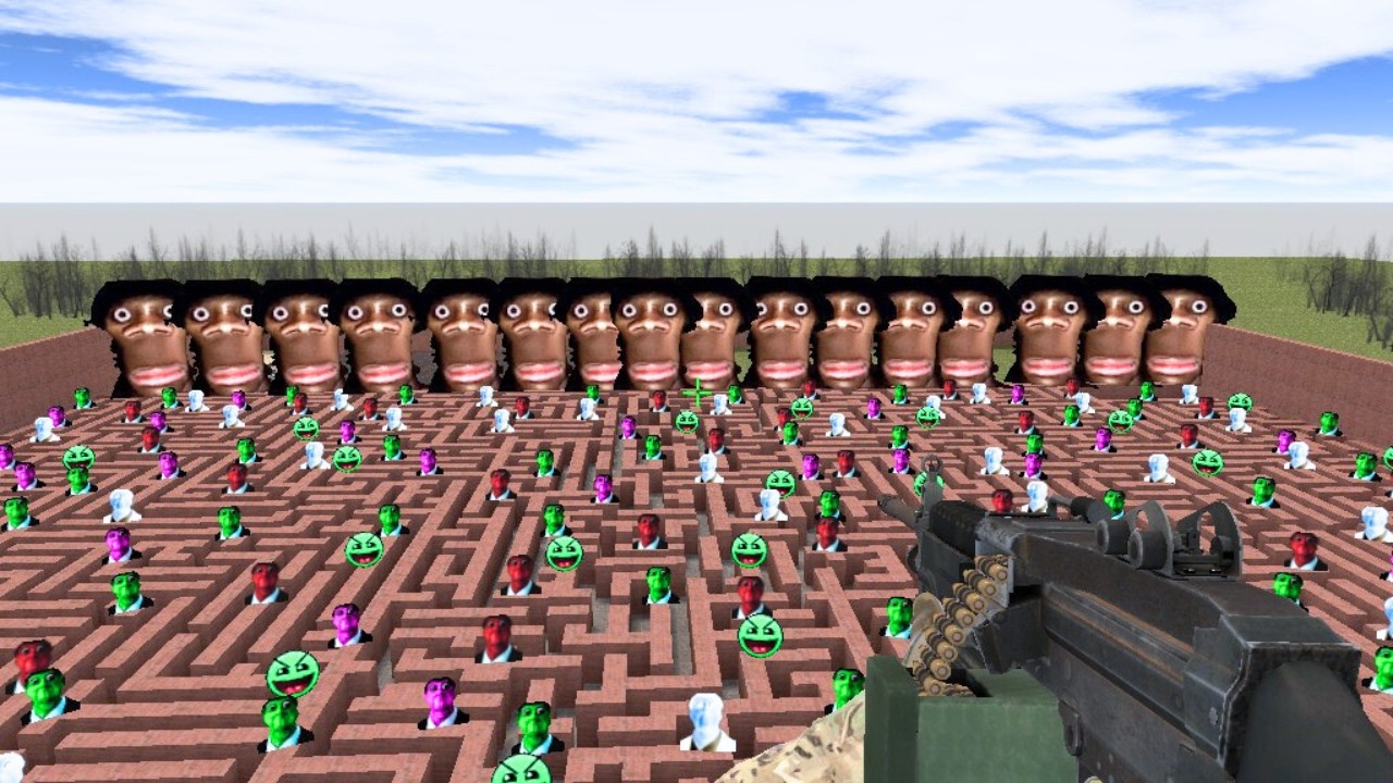 POV MY NAME IS BIAGUUGHH AND YOSHI UNLMITRD NEXTBOT PALLYING ENTARES THE MAZE #gmod #MDAsalathossain