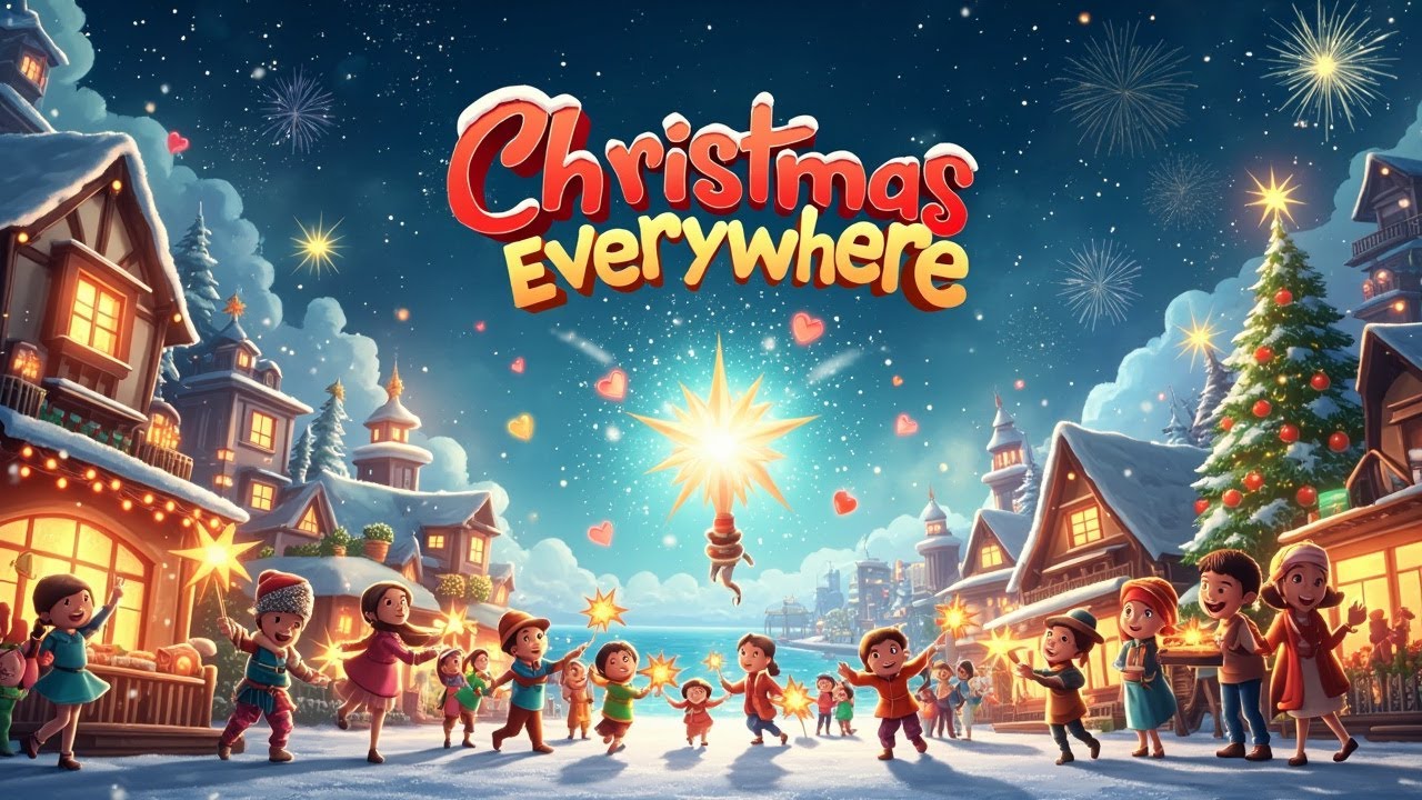 Christmas Everywhere | Kids Christmas Song About Global Celebrations