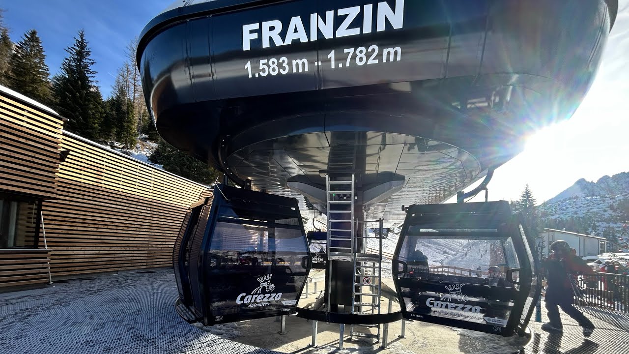 RISALITA INTEGRALE INVERNALE DELLA NUOVA CABINOVIA LEITNER ( N. 407 ) FRANZIN 