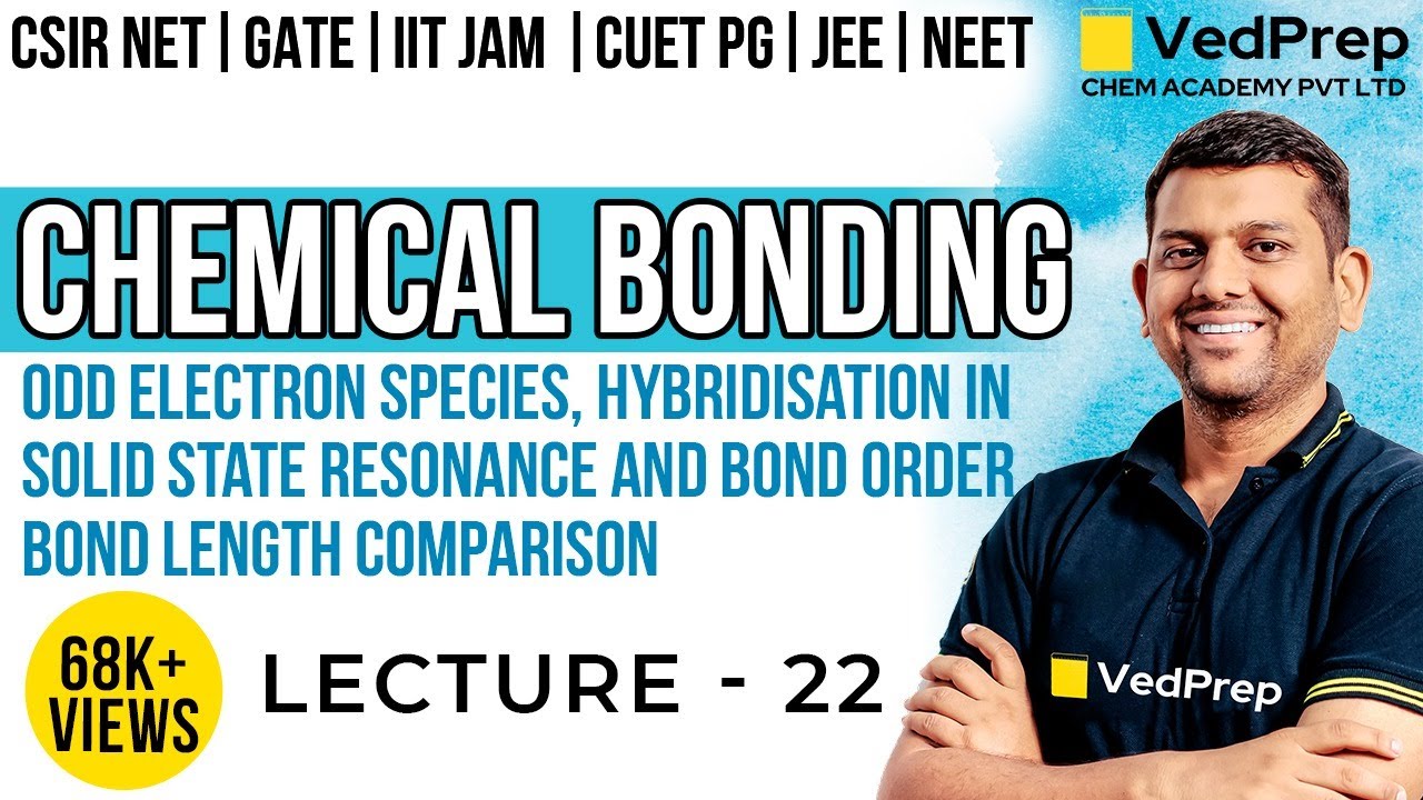 Chemical Bonding | Odd Electron | CSIR NET | GATE | IIT JAM | DU | BHU | IIT JEE | Chem Academy