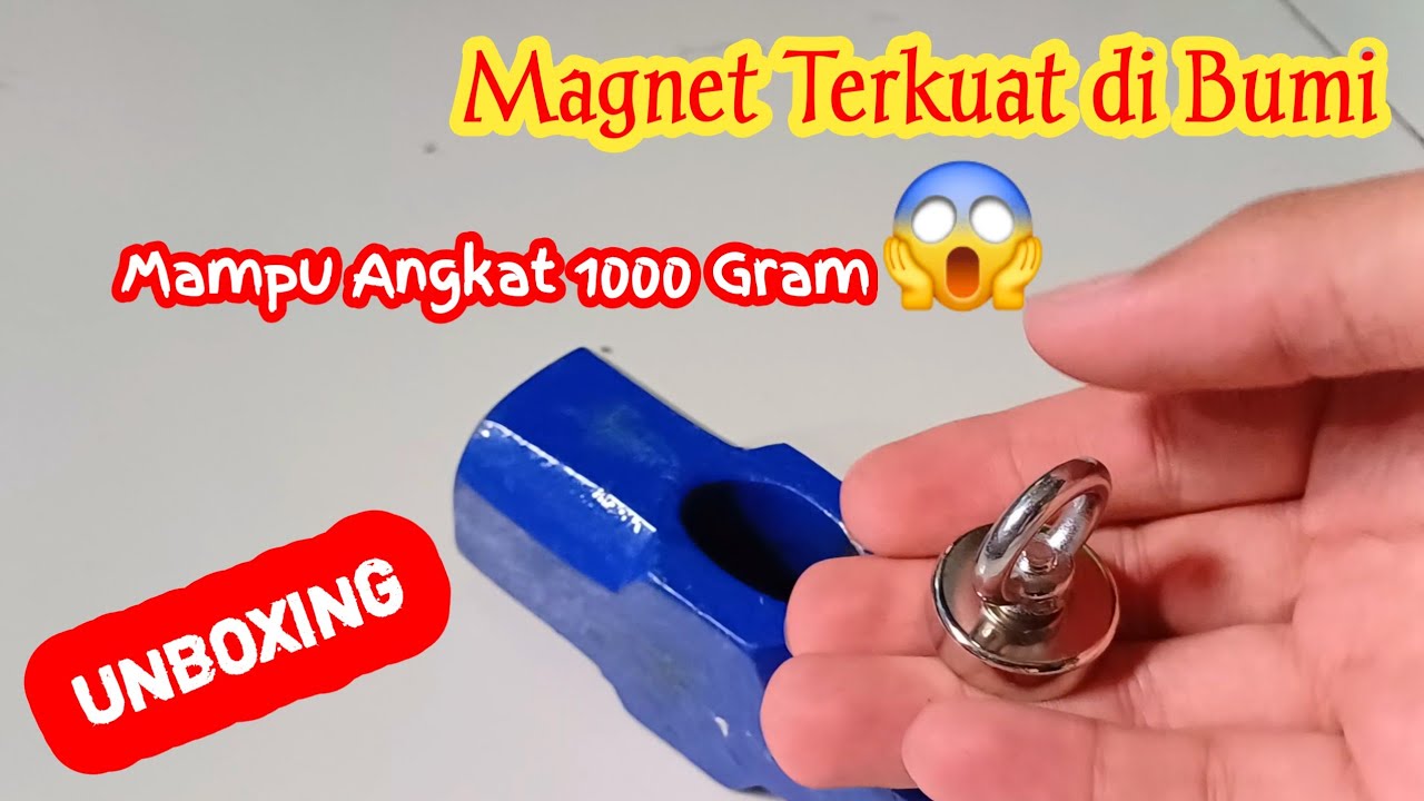 UNBOXING MAGNET NEODYMIUM BISA ANGKAT BEBAN 25 - 185 KG | TERKUAT DI DUNIA ~ AndreDaily Official