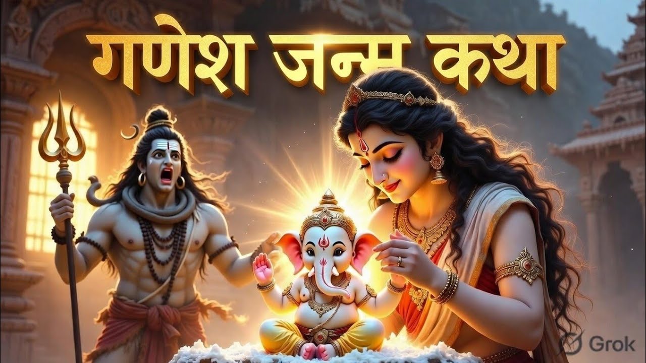 Ganesh Janm Ki Katha | Lord Ganesha Birth Story | Ganpati Bappa Story in Hindi