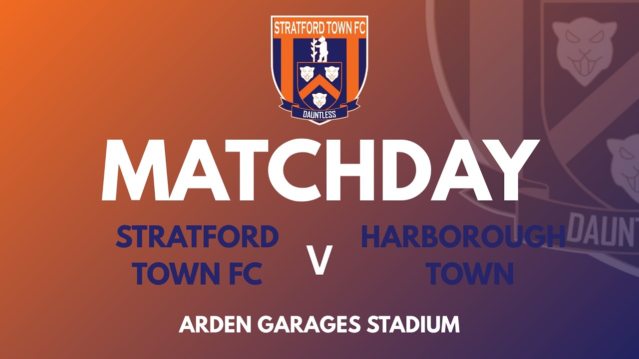 🔴Stratford Town FC vs Harborough Town FC