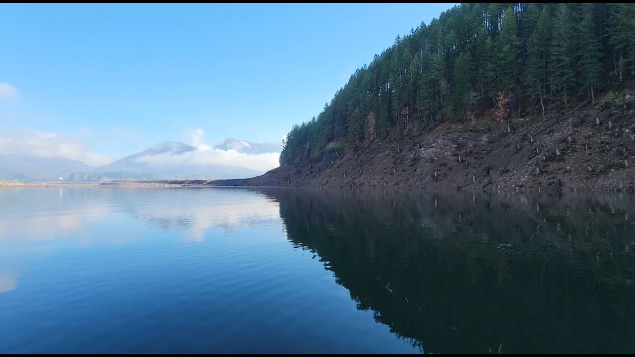 Winter Trout Fishing in a Beautiful Oregon Lake