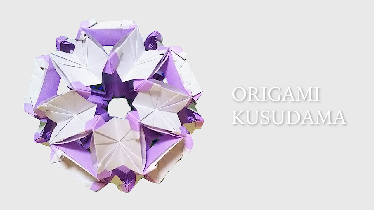 Origami Kusudama - Year /【折り紙】くす玉 - Year