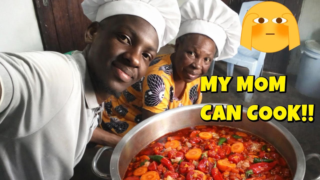 My Mom shows me how to cook African food @iammarwa  @DeeMwango