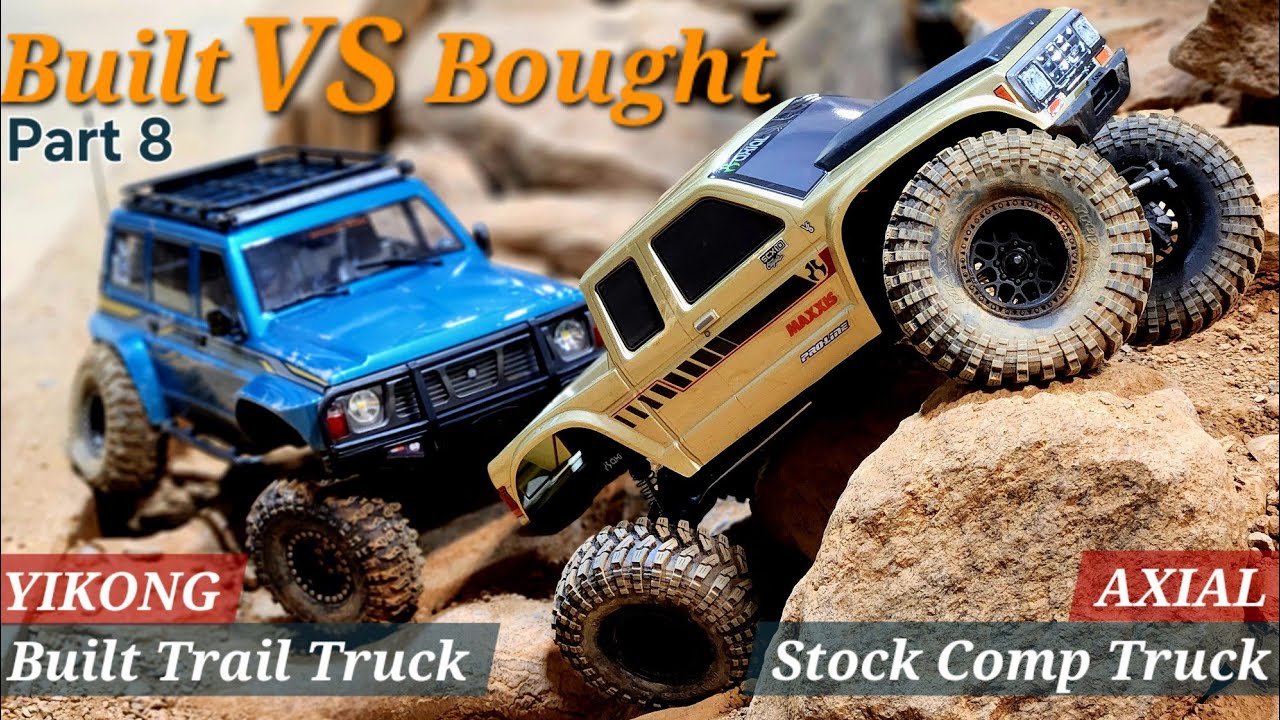 Битва радиоуправляемых вездеходов Yikong YK4107 против Axial SCX10 III Coyote в масштабе 1:10!