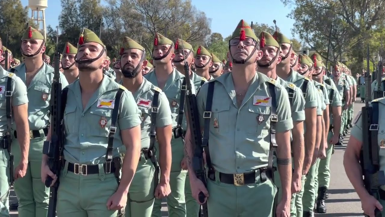 ALMERÍA POSTUREO - LEGION ESPAÑOLA COMBATE DE EDCHERA Y DIA DEL ANTIGUO CABALLERO LEGIONARIO
