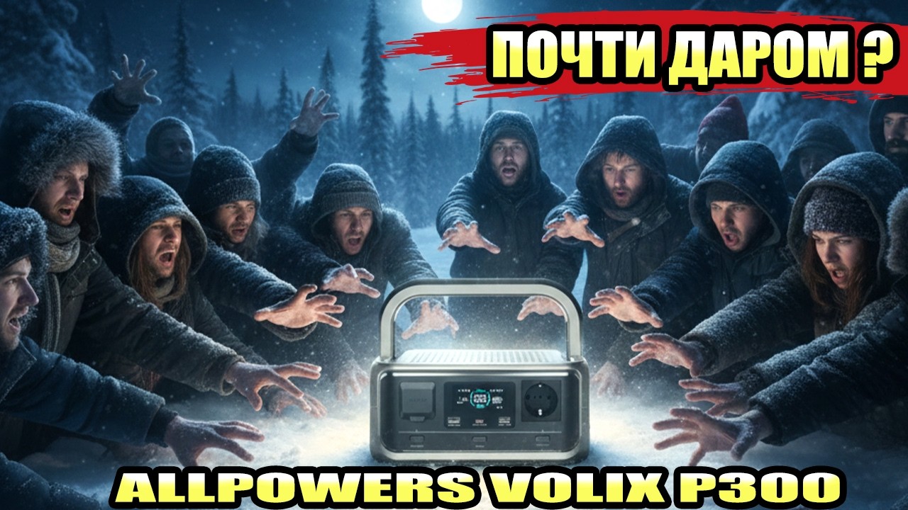 ЗАРЯДНАЯ СТАНЦИЯ ПО ЦЕНЕ ПАВЕРБАНКА? | ALLPOWERS VOLIX P300