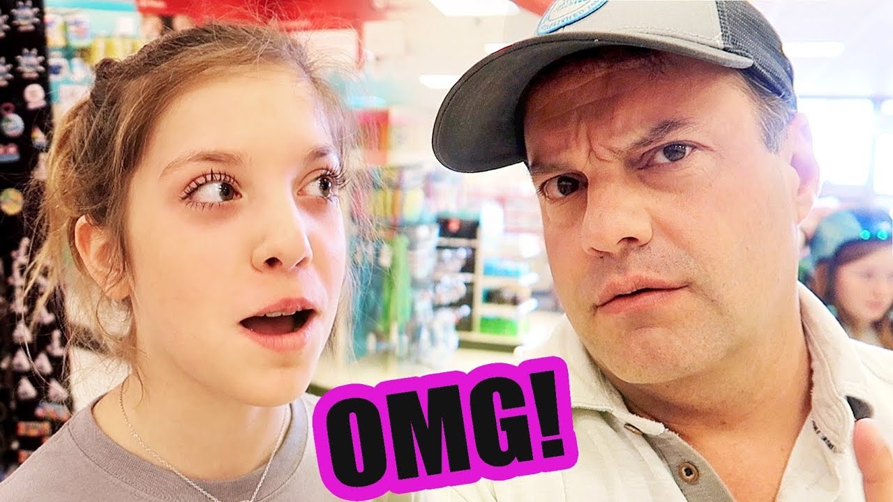 TEEN BIKINI SHOPPING WITH DAD!