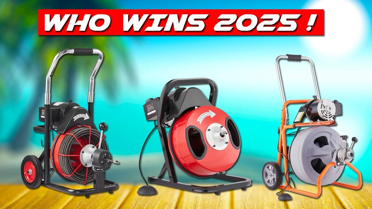 Best Drain Cleaning Machines 2025 | Powerful Electric Sewer Snake & Pipe Cleaning Tools