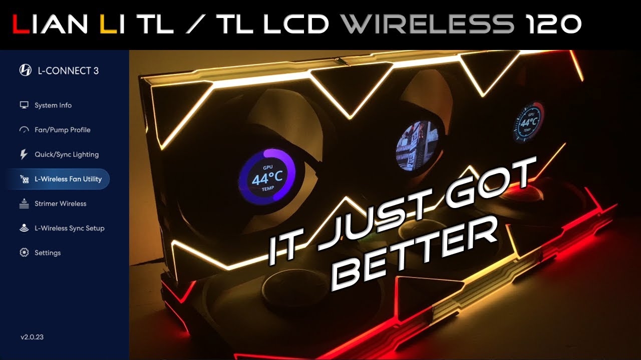 Lian Li TL Wireless 120 and TL LCD Wireless 120