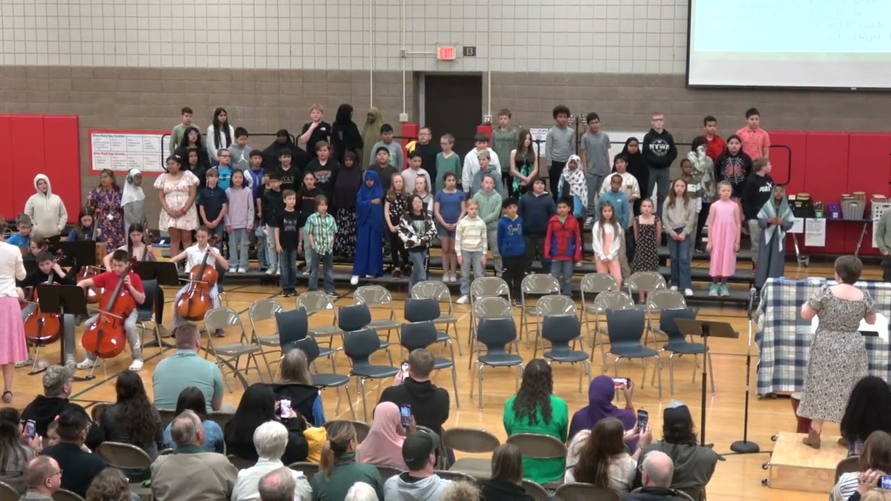 Roosvelt 4th and 5th grade songfest 04/25/25