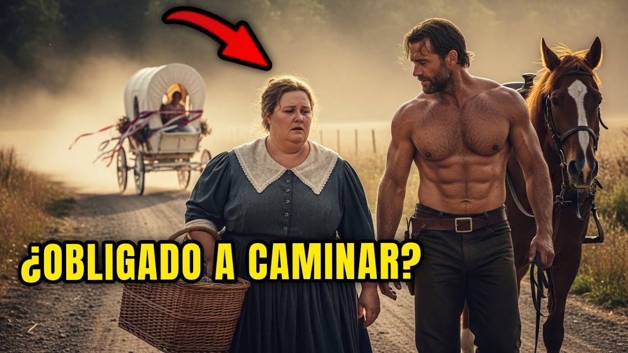 Obligaron a la Chica Obesa a Caminar Detrás del Carromato de Bodas...