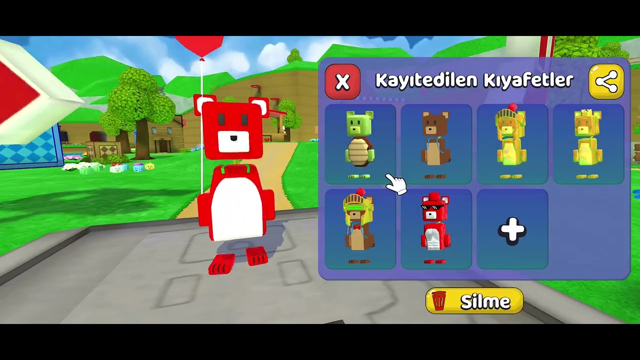 SUPER bear adventre da saçma sapan kostümler yaptım XD