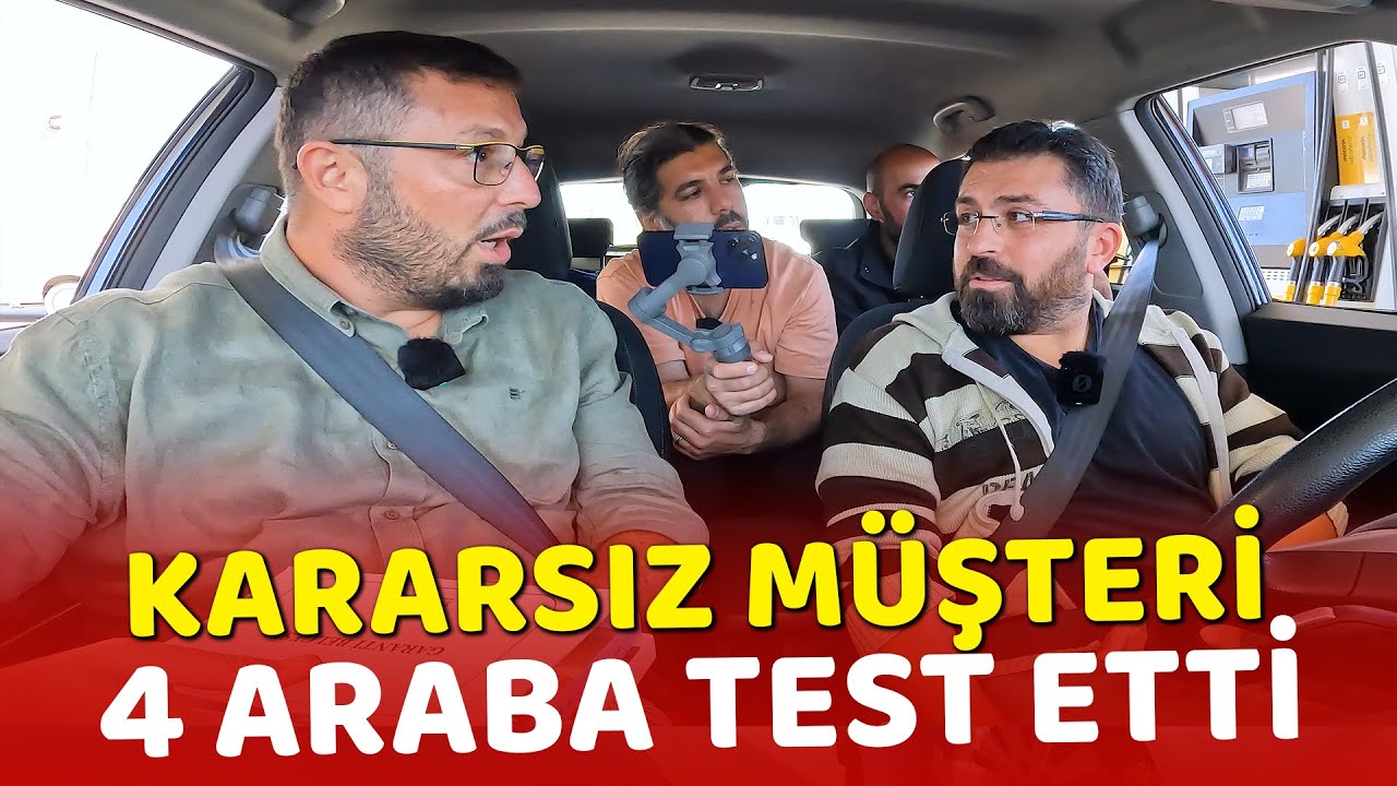 Kararsız Müşteri 4 Araba Test Etti - Hiç Beklenmedik Arabayı Aldı 😃