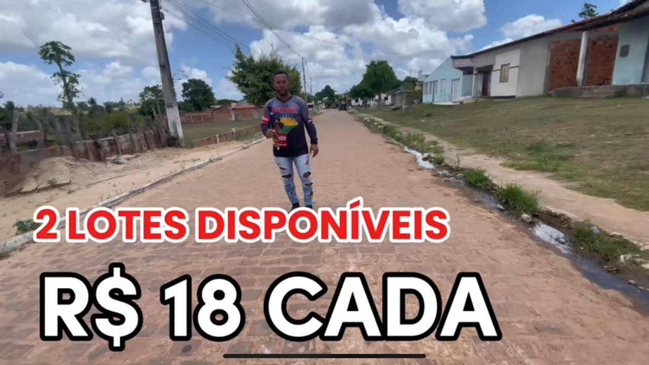 R$ 18 MIL CADA LOTE LUGAR MAS TRANQUILO MUNDO POVOADO SAO BENTO  79999632431