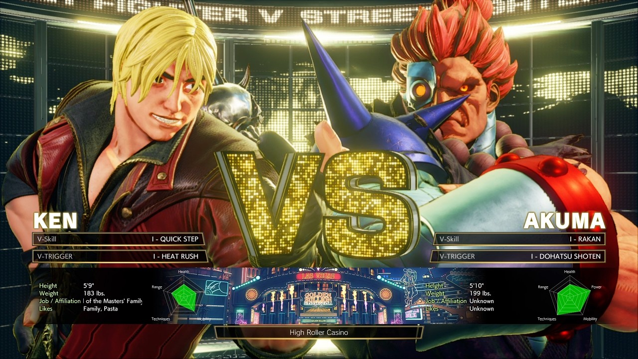 Street Fighter V: Ken Vs Akuma