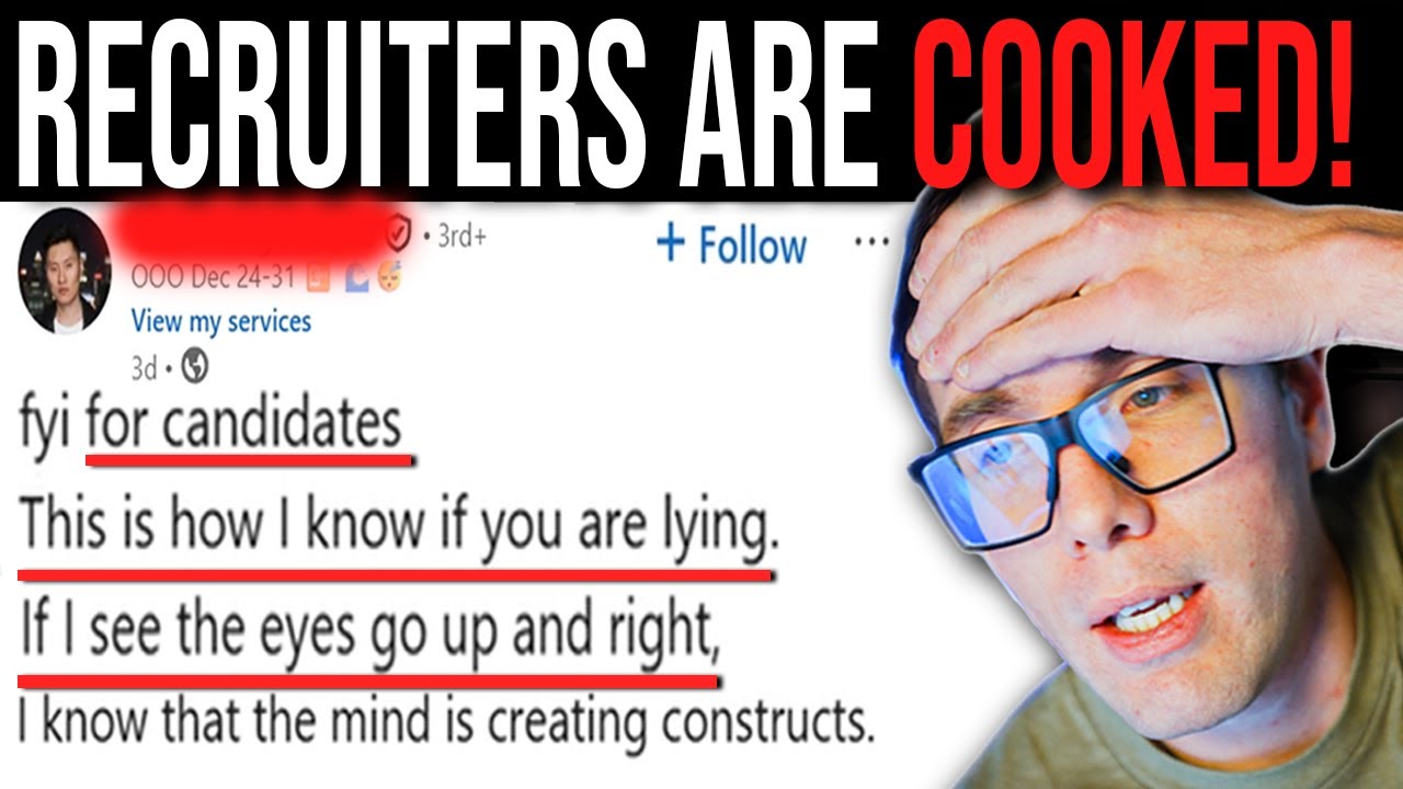 RECRUITERS ARE ACTUALLY COOKED!