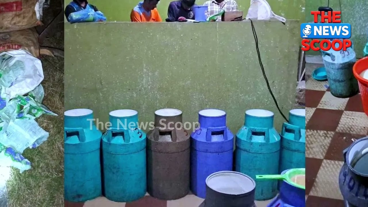 police bust fake milk racket: 8 arrested, huge adulterated stock seized