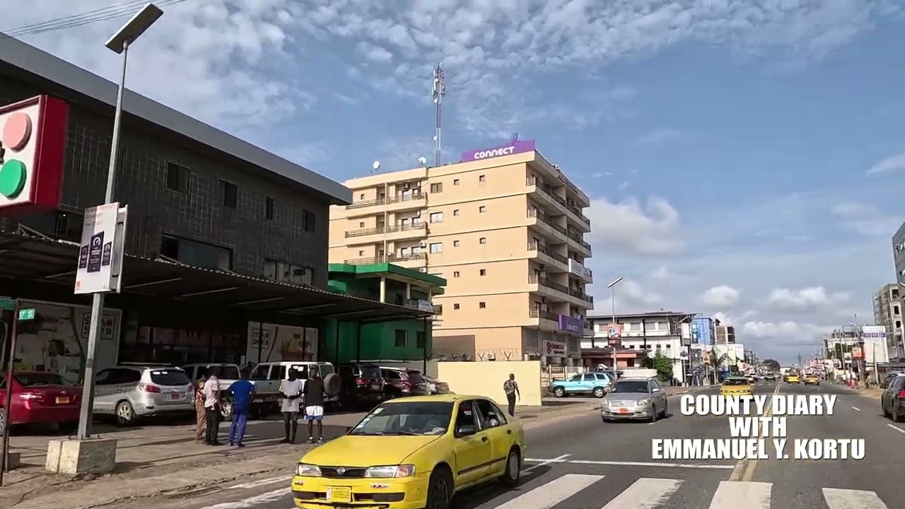 DRIVE THROUGH TUBMAN BOULEVARD MONROVIA LIBERIA WEST AFRICA