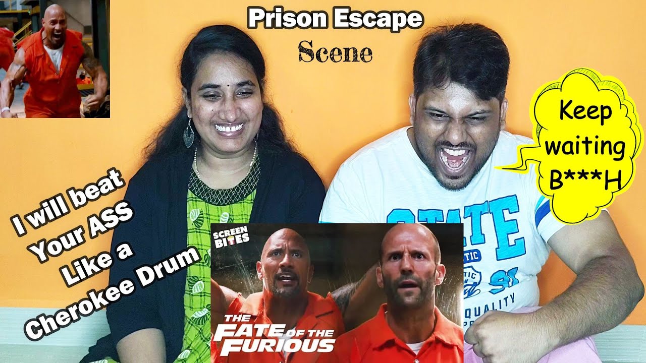 I Will Beat Your Ass Like A Cherokee Drum - Prison Escape Scene | F8 | The Rock | Jason Statham