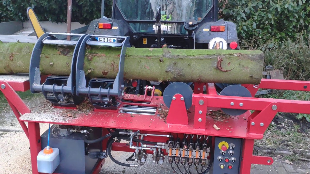 Eigenbau- Automatik - Brennholzsäge im ersten Test