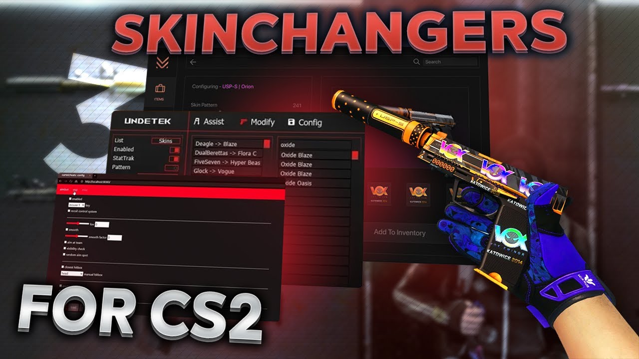 ЛУЧШИЕ СКИНЧЭНГЕРЫ ДЛЯ CS2! (MESACHANGER И UNDETEK)