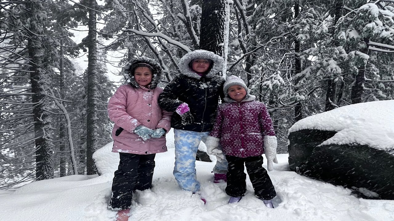 Yosemite. Rain to Snow Magic.