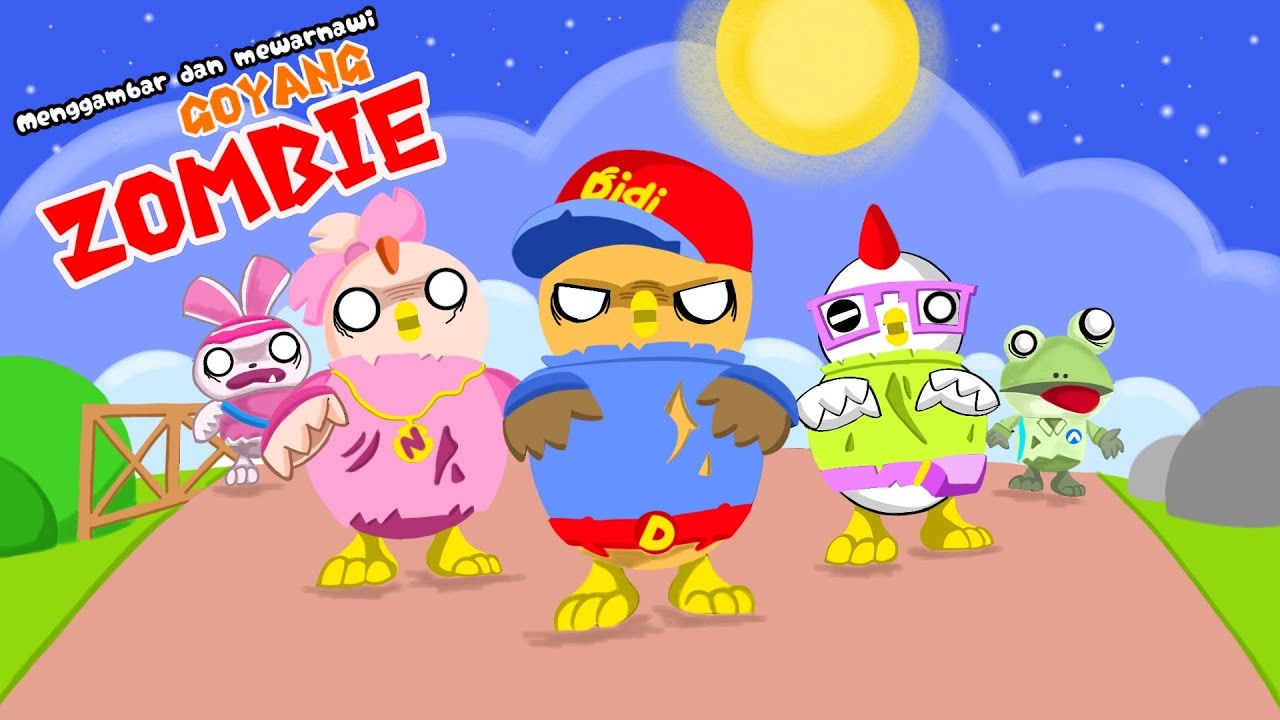 Didi And Friends Zombie Terbaru 2023 | lagu Zombie | Didi Lagu Baru | Belajar Menggambar