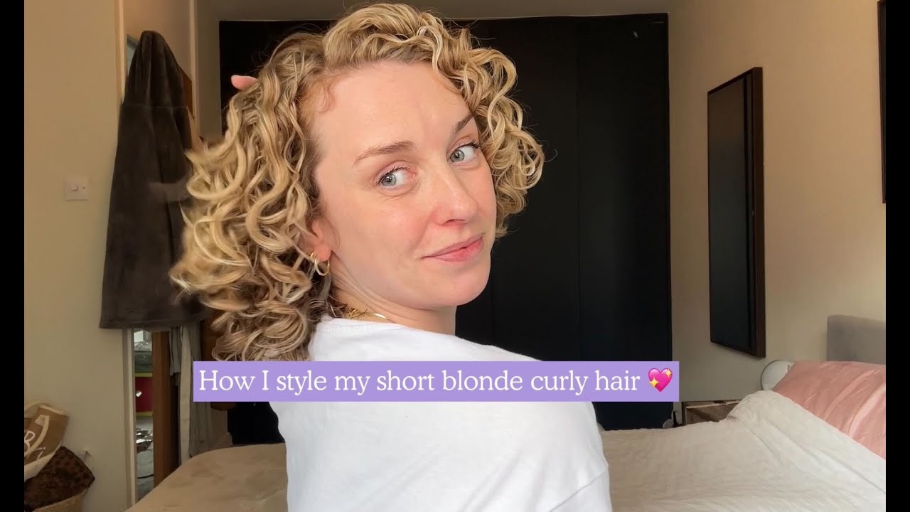HAIR ROUTINE | How to wash and style short, 2c/3b curly hair