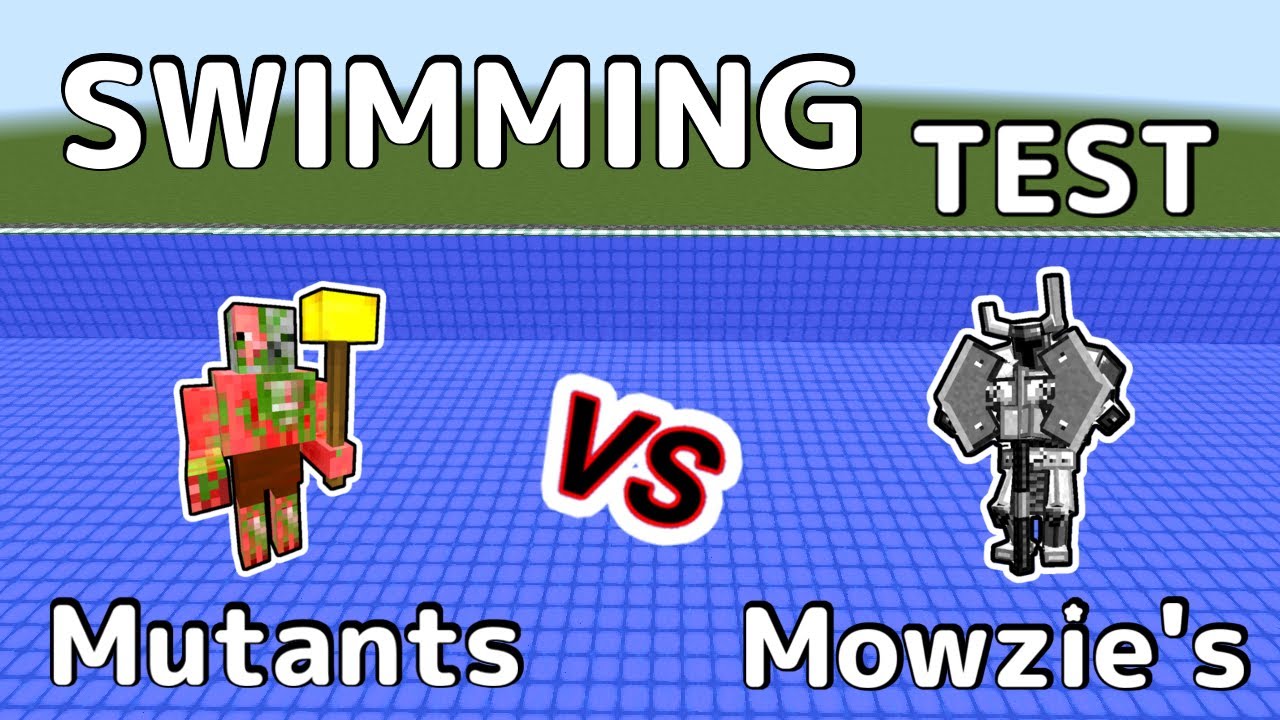 Minecraft Swimming Test Mutants Vs. Mowzie's Monsters