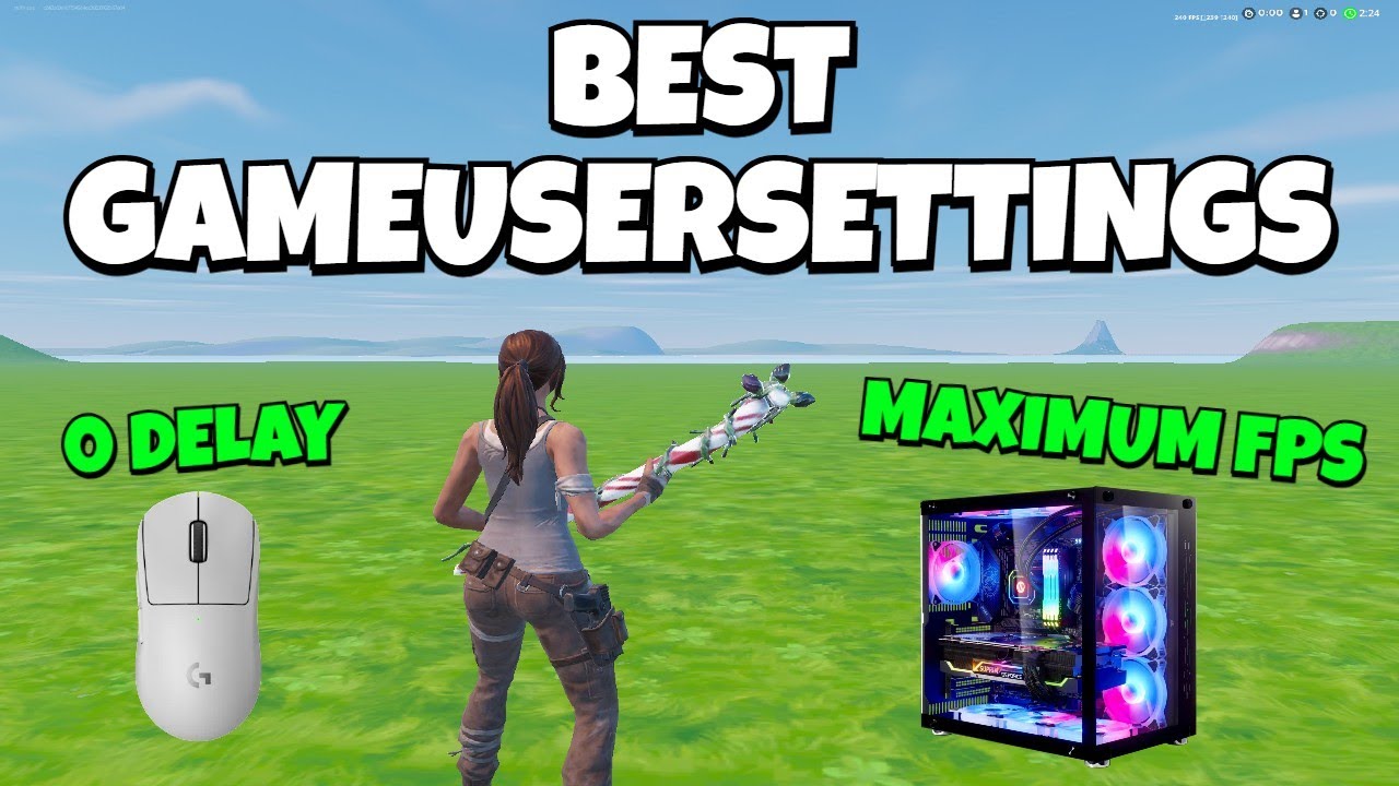 Лучшие настройки GameUserSettings для повышения частоты кадров в Fortnite! (Руководство по оптими...