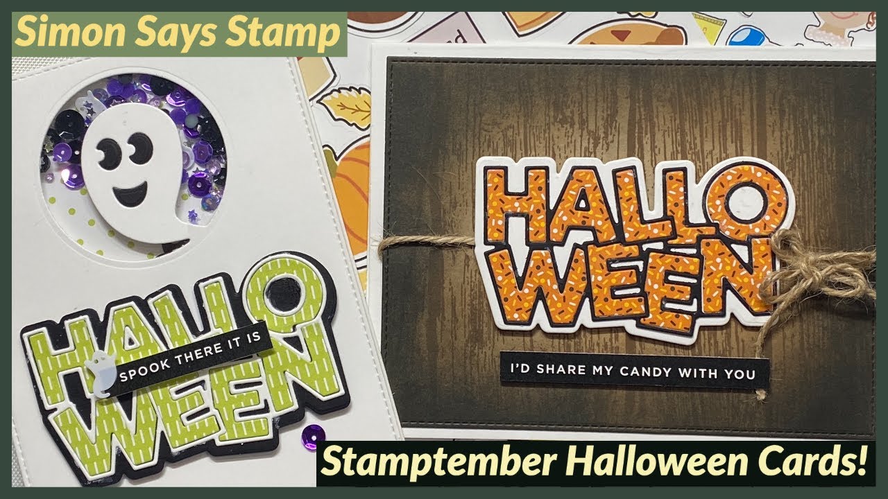 Simon Says Stamp STAMPTEMBER Halloween Cards!