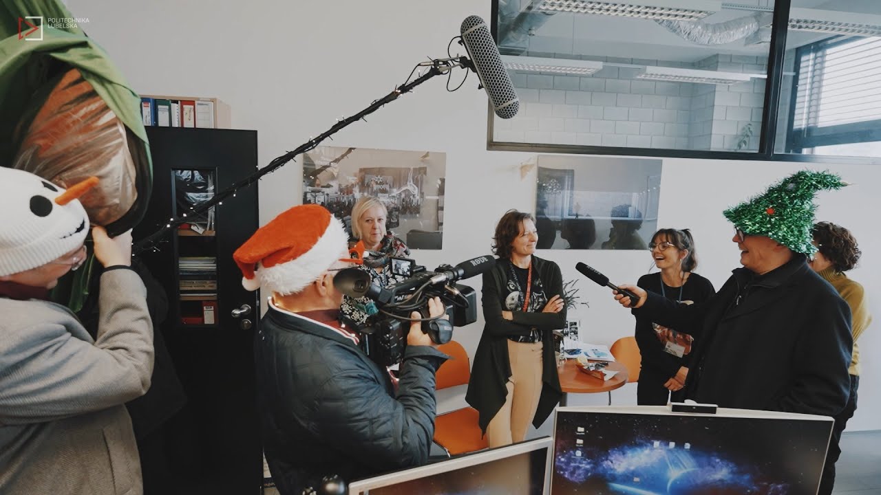 Rektorska ekipa filmowa na Święta - Politechnika Lubelska