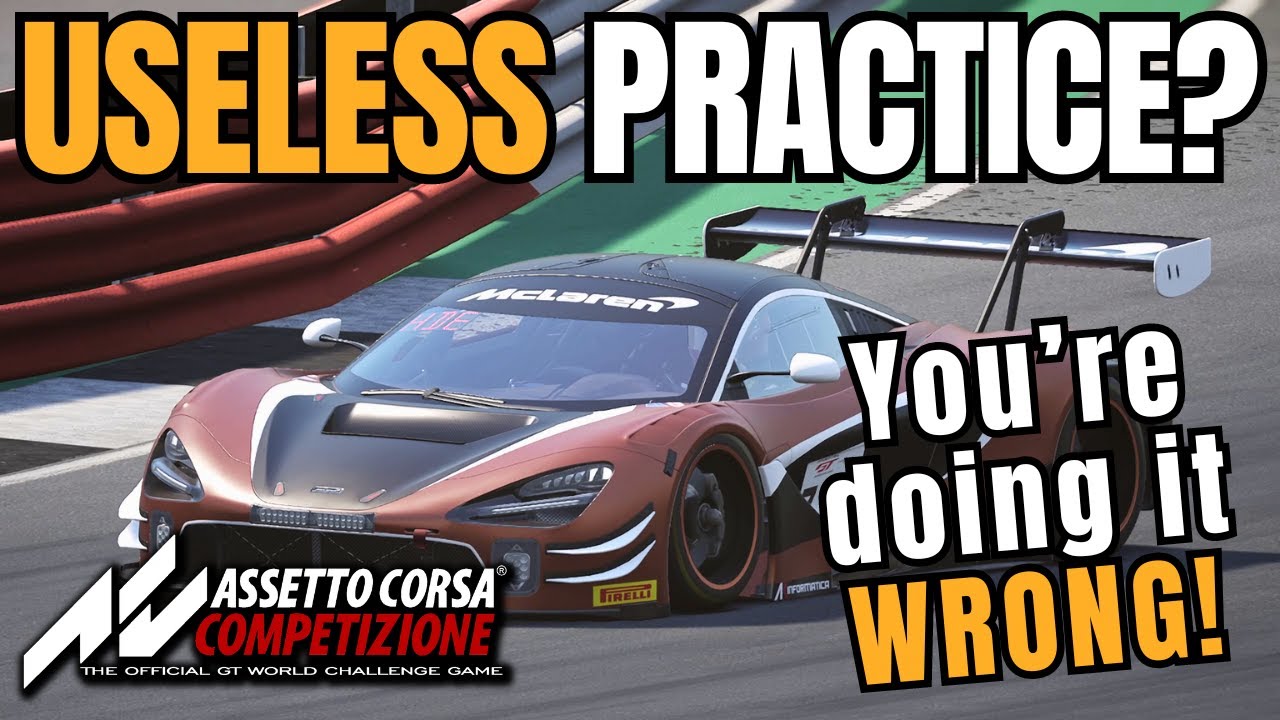 How to Practice Sim Racing Efficiently - Don't Waste your Time - Assetto Corsa Competizione