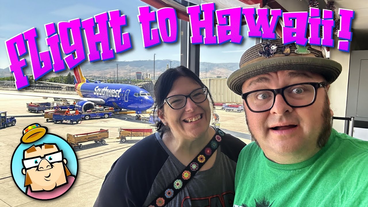 Our Flight to Hawaii - Layover in the Worst Airport in the Country - Amazing Hawaiian Dinner