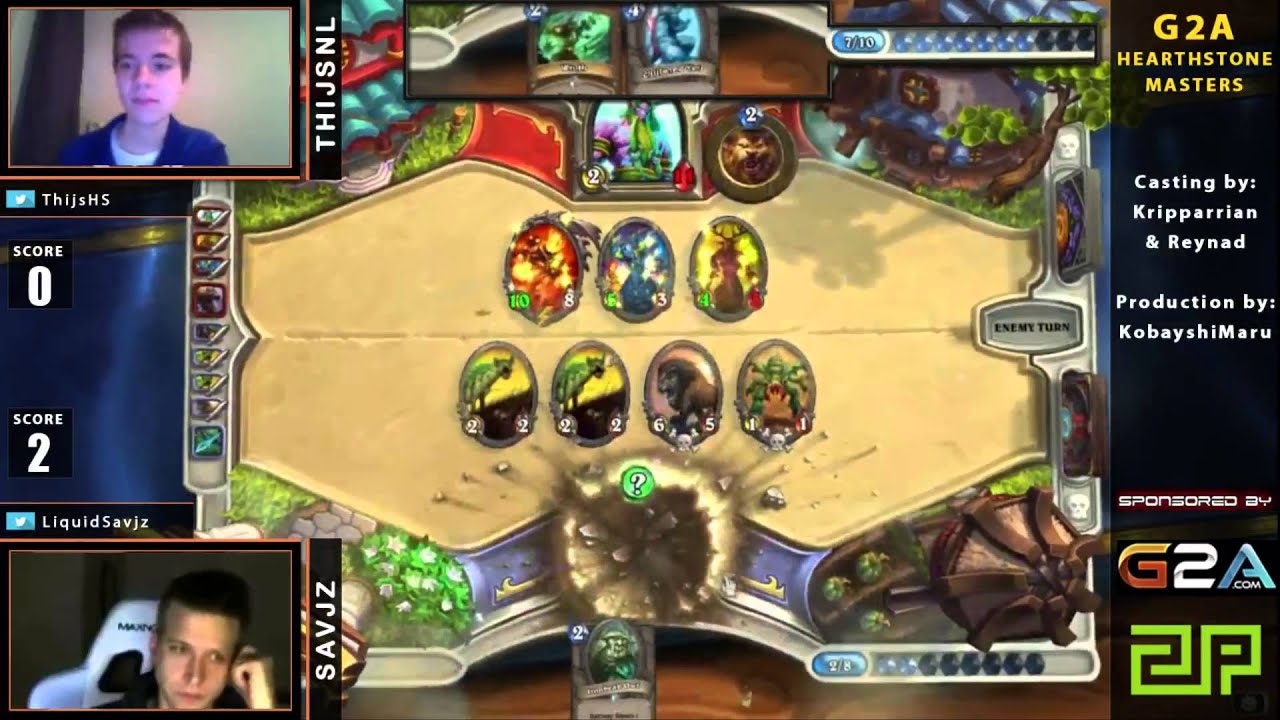 G2A Hearthstone Masters: ThijsNL vs Savjz (02.12.2014)