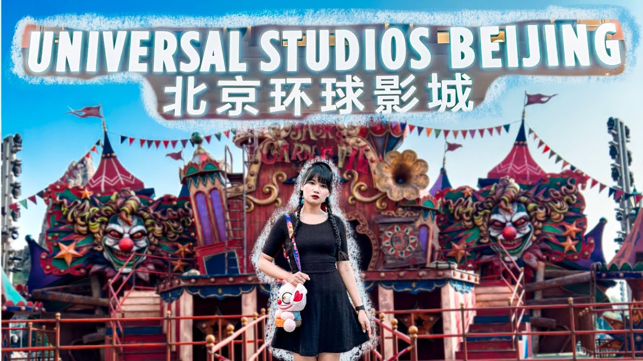 UNIVERSAL STUDIO BEIJING VLOG | FIRST HALLOWEEN HORROR NIGHTS 2024, Kungfu Panda Land | Beijing Vlog