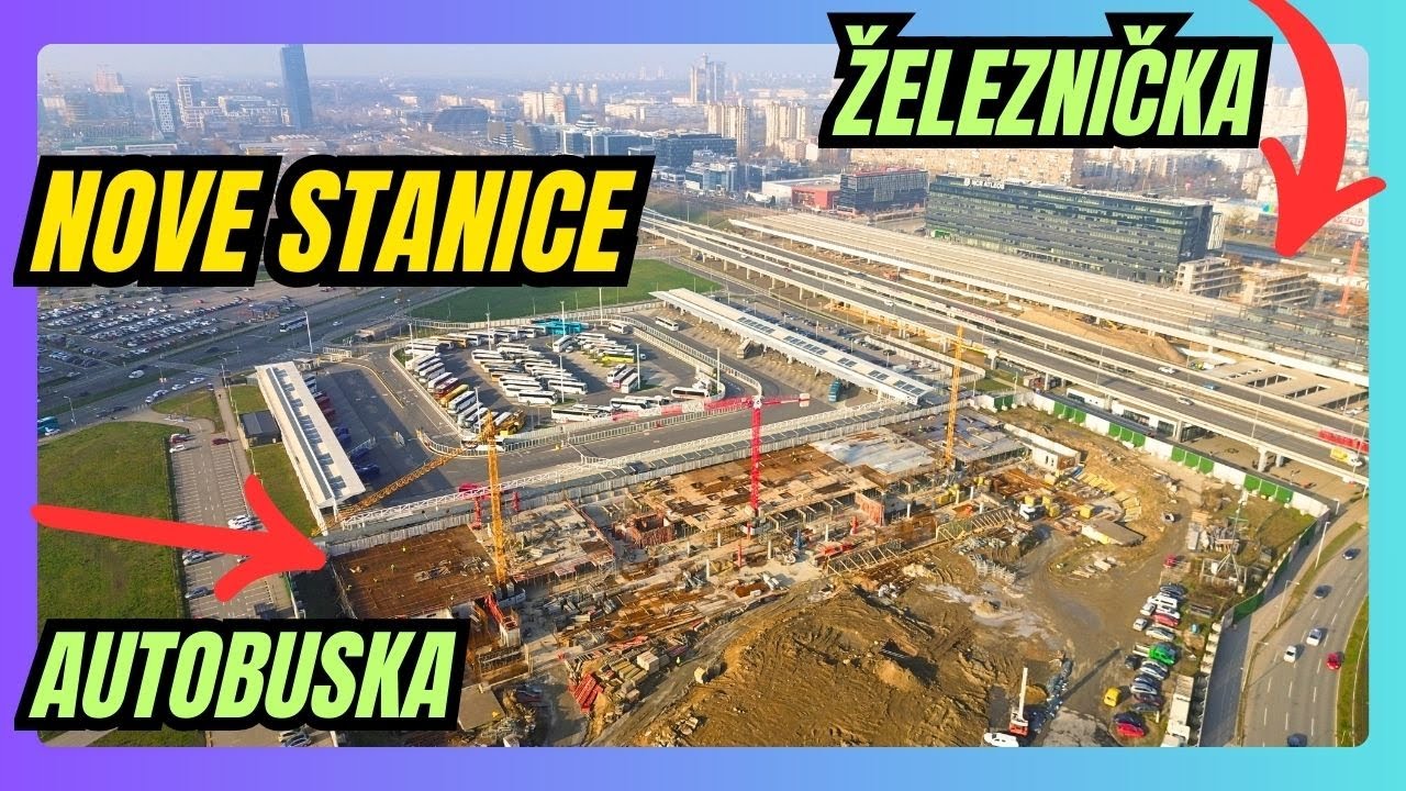 Izgradnja dve stanične zgrade -  autobuske i železničke u bloku 42