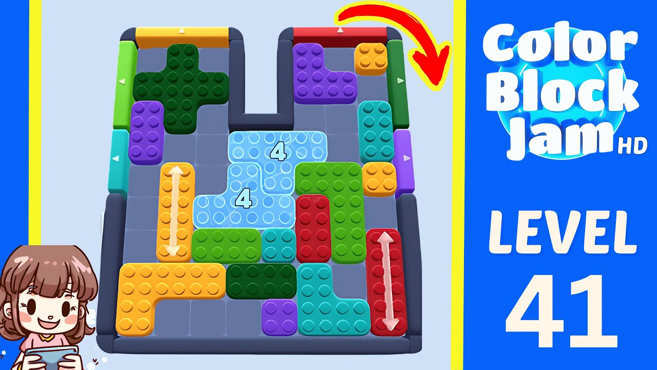 Color Block Jam Level 41 Solution Walkthrough