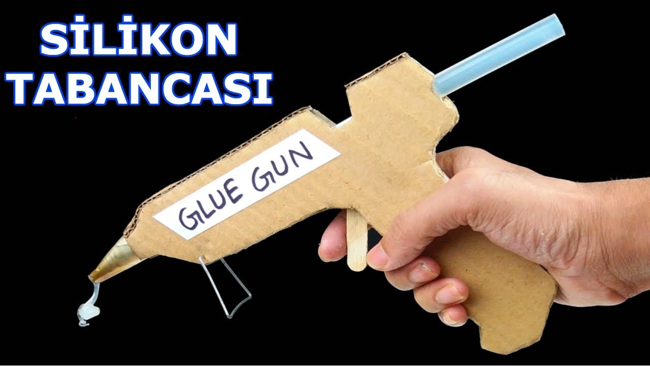 Kartondan Sıcak Silikon Tabancası Nasıl Yapılır ?