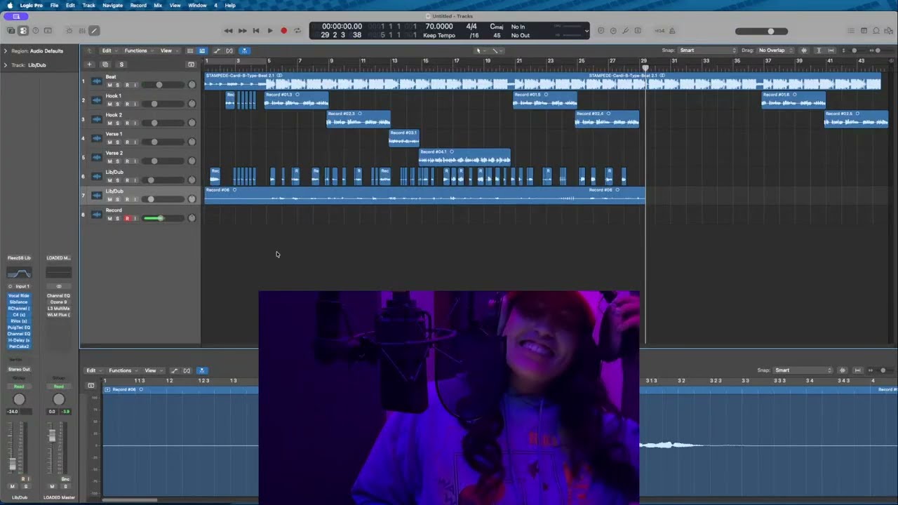 Pound Cake Recording Session - Engineered by LOAD