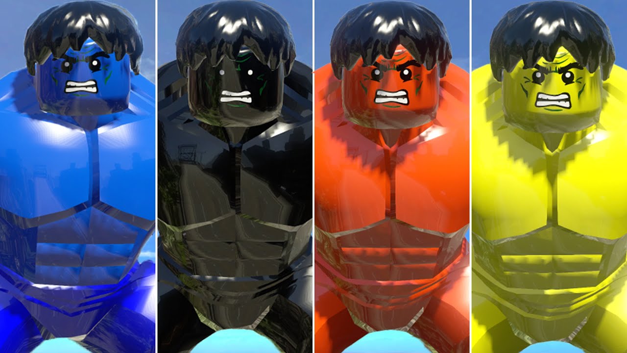 Epic Hulk Transformations: Blue, Black, Yellow, Orange! Battle with Spider-Man, Venom, and More!