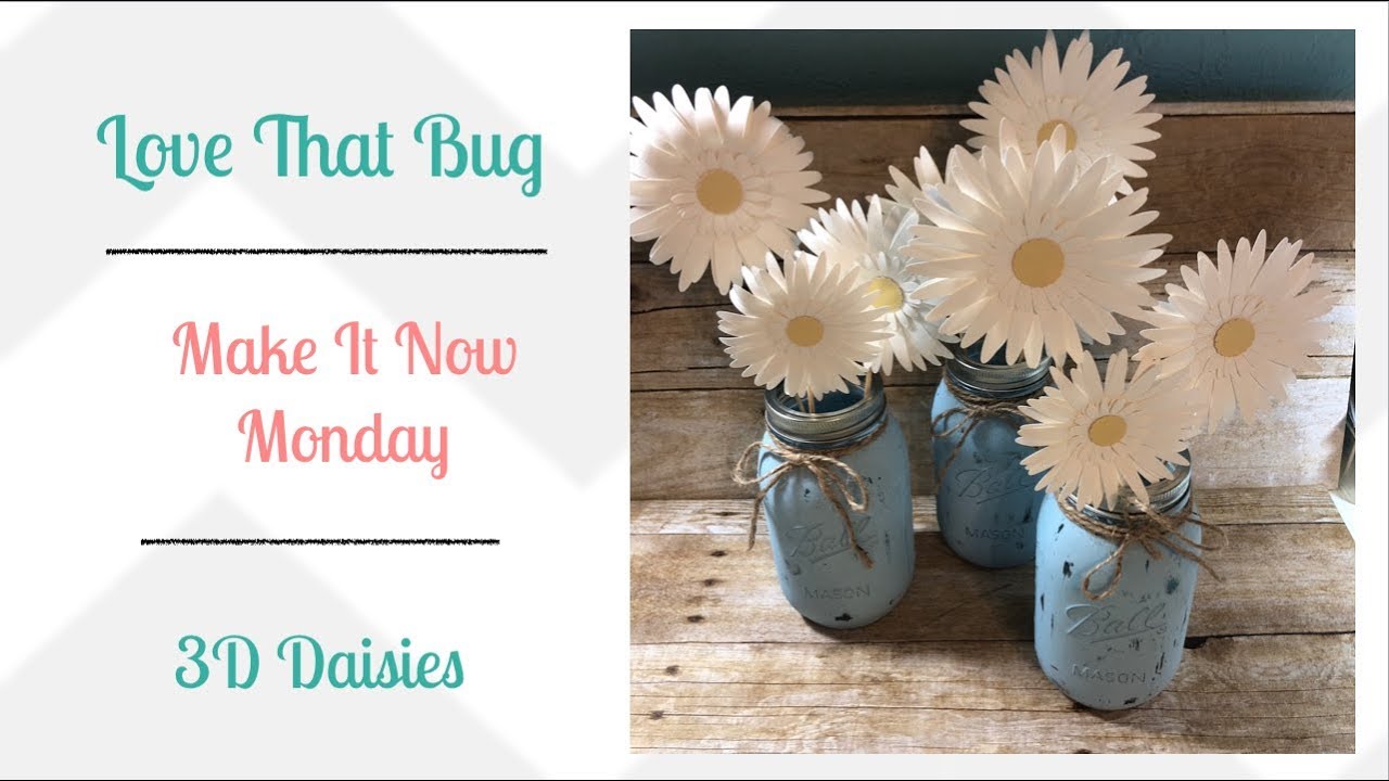 Cricut Explore | 3D Daisies