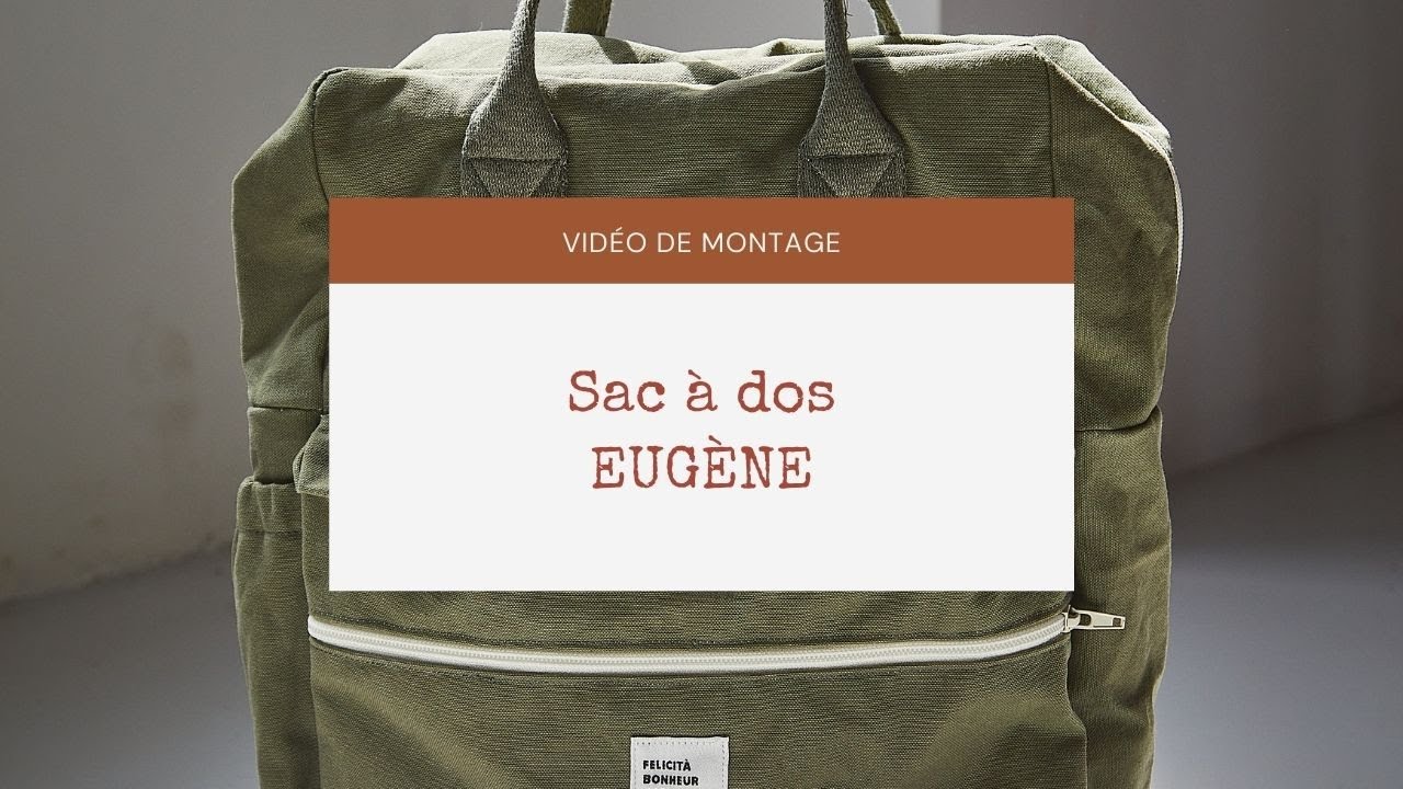 [ TUTORIEL ] Coudre un sac &agrave; dos ou une sacoche - patron Eug&egrave;ne