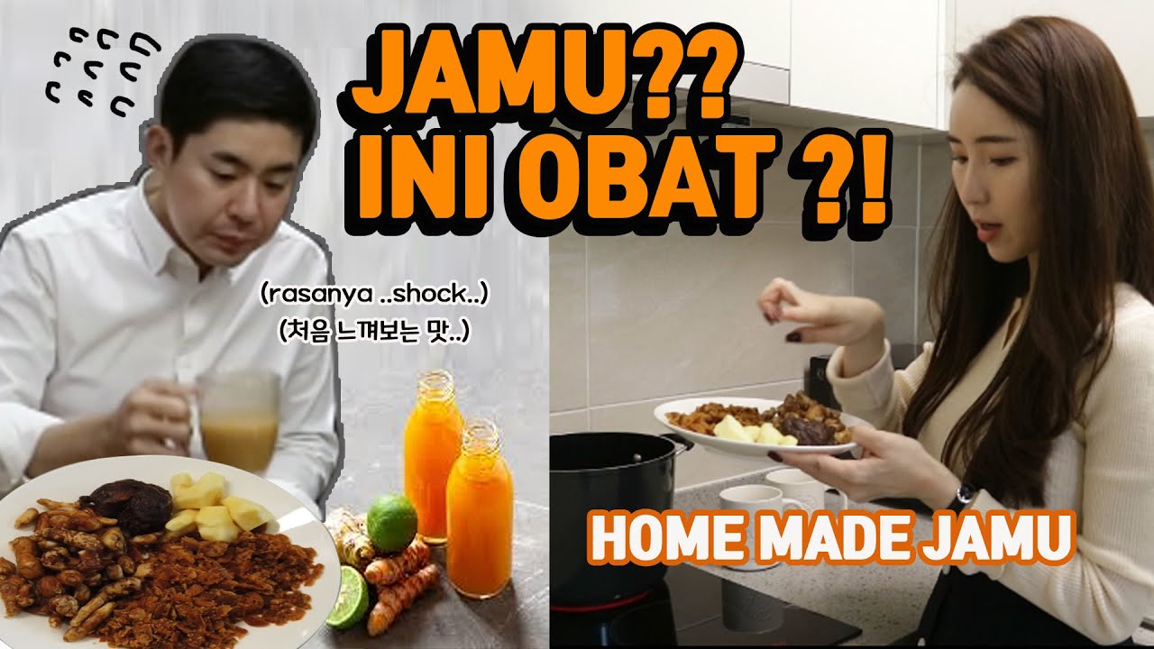 [REAKSI] DOKTER KOREA MINUM JAMU INDONESIA 🇮🇩/ 인도네시아 생약 자무를 마셔본 한의사의 반응