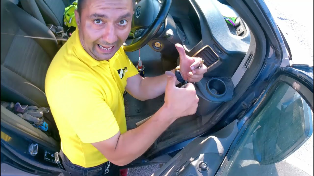 ‼️Key stuck won't turn💥 Ignition barrel repair 👌 Reparatie contact Ford Transit Tourneo Custom 2019