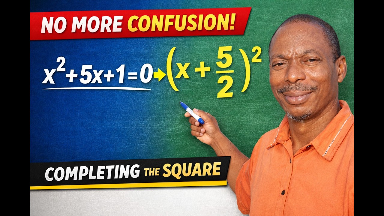 SS2 Maths: Completing the Square Explained Step-by-Step (No Confusion!)